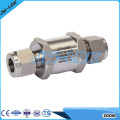 High performance check valve for natural gas